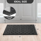 Mibao Front Door Mat, Heavy Duty Durable Welcome Mat - Image 2