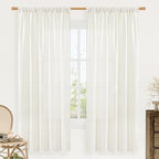 LAMIT Natural Linen Curtains 72 inch Length by LAMIT