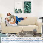 ZNSAYOTX 1 Piece Jacquard Couch Covers - Image 2