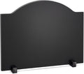 INNO STAGE 22 Inch Iron Fireback with Support Feet, Black