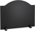 INNO STAGE 22 Inch Iron Fireback with Support Feet, Black