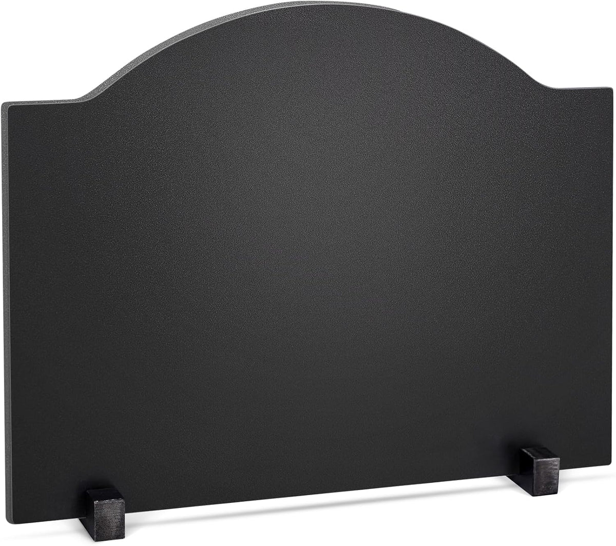 INNO STAGE 22 Inch Iron Fireback with Support Feet, Black