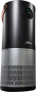 Hunter HPH625 True HEPA Air Purifier Humidifier, 445 Sq Ft, Black/Silver