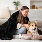 BEDELITE Fleece Throw Blanket for Couch – 3D Ribbed Jacquard Soft and Warm - Image 7