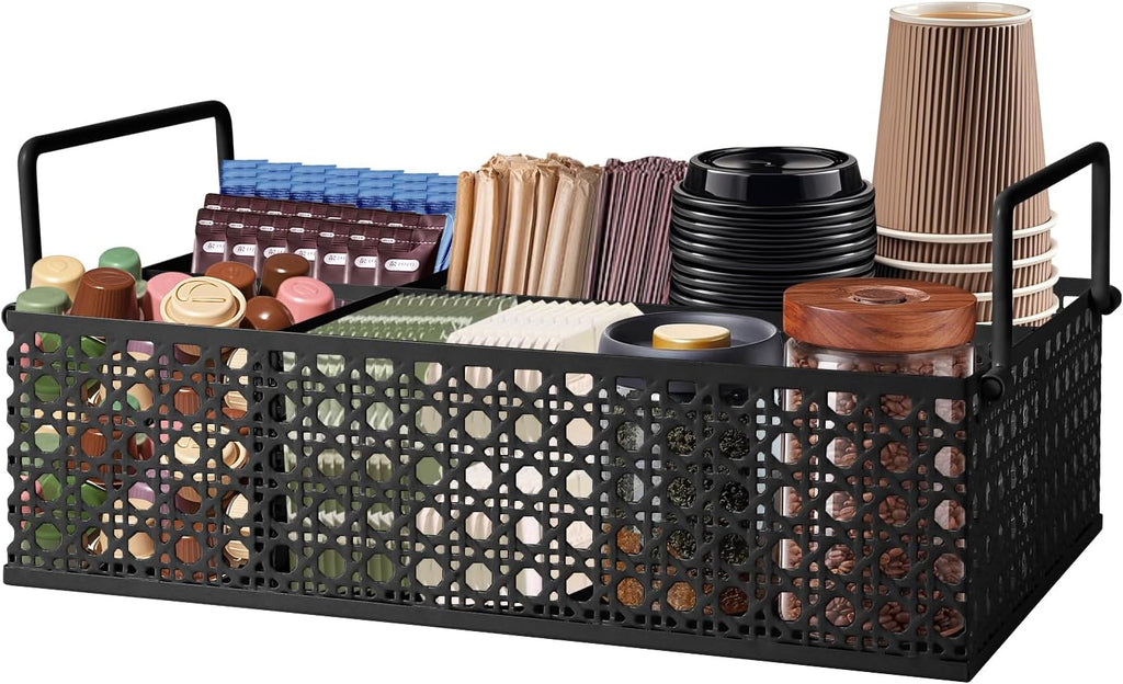 Coffee Station Organizer Metal Coffee Bar Organizer Coffee Pods Holder