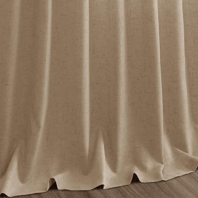 Sand Beige Linen Curtains for Living Room 94 Inches Long Simple Modern Light - Image 9