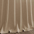 Sand Beige Linen Curtains 132 Inch Length - Image 9