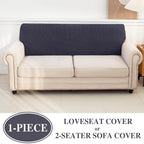 Couch Cushion Cover Loveseat Cover or 2 Seat Sofa Cover Washable Stretch - Image 3