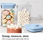 OXO Good Grips 3-Piece POP Container Set with Mini Scoops - Sky Blue