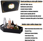 Gothic Coffin Decor Gothic Wooden Makeup Organizer