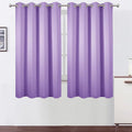 LEMOMO Lavender Blackout Curtains 66 x 63 Inch Length/Set of 2 Curtain by Lemomo