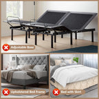 DELLAN 2 Extra Tall Mattress Slide Stopper, Non-Slip Gripper Retainer Bar