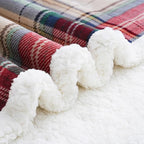 PU MEI Sherpa Fleece Throw Blanket 60" x 80" Reversible Plush Fluffy Large Big - Image 6