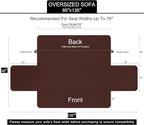 U-NICE HOME Large Sofa Cover Reversible Couch Cover - Image 6