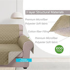U-NICE HOME 4 Seater Sofa Cover 91 Inch Large Couch Covers - Image 4