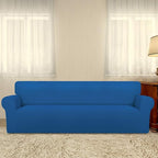 PureFit Super Stretch 4 Seater Sofa Slipcover – Spandex Non Slip Soft Couch - Image 2