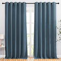 NICETOWN Blackout Smoky Blue Curtains by NICETOWN