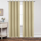 Joydeco Blackout Curtains 72 inches Long 2 Panels Set, Thermal Insulated Long by JOYDECO