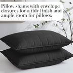 Daybed Quilt Set 6PC Bedding Set Daybed Cover for twin beds easy care Black