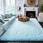 Ophanie 8x10 Light Blue Area Rugs - Image 5