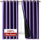 NICETOWN 100% Blackout Curtains - Image 2