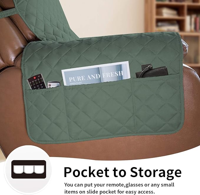 Easy-Going Oversized Recliner Cover Reversible Couch Cover Sofa Cover - Image 3