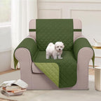 U-NICE HOME Reversible Oversized Chair Covers Quilted Water Repellent Pet - Image 2