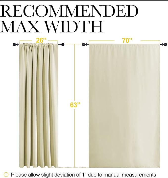 NICETOWN Blackout Curtains for Bedroom, Home Decorations Thermal Insulated - Image 7