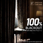 jinchan Blackout Floral Curtains - Image 2