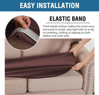 H.VERSAILTEX Velvet Stretch Individual Couch Cushion Cover Plush Slipcover - Image 4