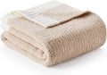 Snuggle Sac Heather Beige Throw Blankets Luxurious Microfiber Fabric, by SnuggleSac