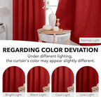 Deconovo Christmas Blackout Curtains, Thermal Insulated, W52 x L45 2 Panels - Image 6