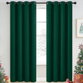 Yakamok Dark Green Blackout Curtains by Yakamok
