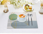Mid Century Modern Table Placemats Set of 8 Decorative Boho Place Mats