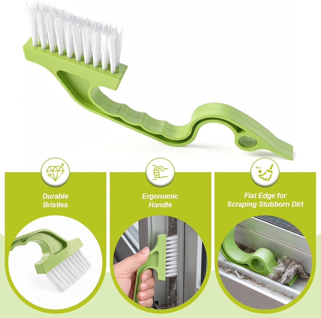 Crevice Cleaning Brush, 18 Pcs | Cleaning Brush | Hard Bristle Scrub