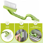 Crevice Cleaning Brush, 18 Pcs | Cleaning Brush | Hard Bristle Scrub