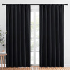 NICETOWN Black Blackout Curtain Blinds by NICETOWN