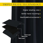 NICETOWN Blackout Curtain Panels 84 inches - Image 3