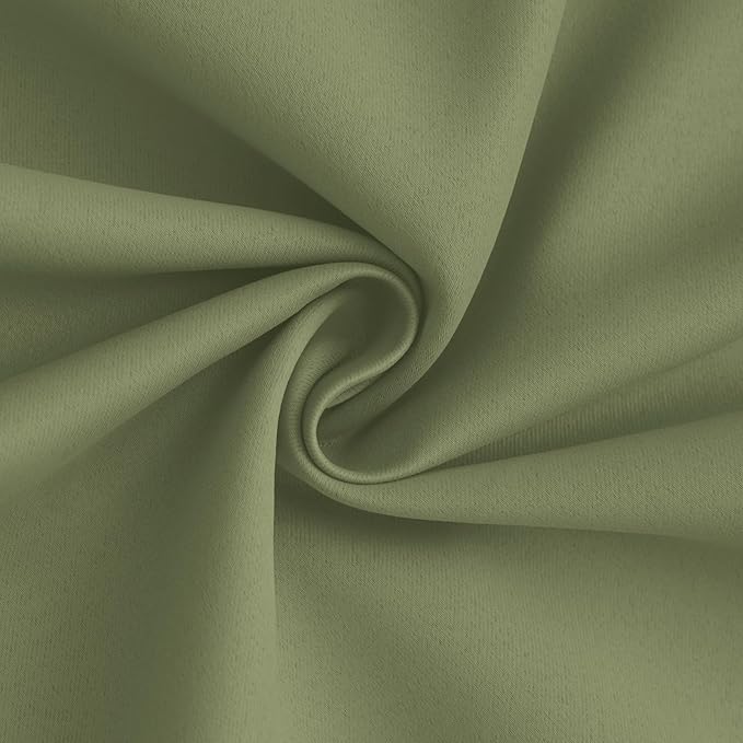 Yakamok 100% Blackout Curtain Panels 96 inches Cold and Light Blocking Drapes - Image 3