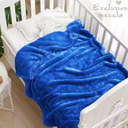 Exclusivo Mezcla Plush Fuzzy Fleece Throw Blanket, Super Soft, Fluffy and Warm - Image 2