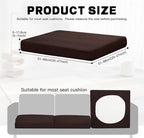 8Pcs Outdoor Cushion Covers, Patio Cushion Covers, Stretch Elastic Slipcovers - Image 2