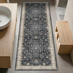 Black Boho Washable 2x6 Runner Rugs - Image 8