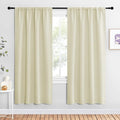 NICETOWN Beige Blackout Curtains by NICETOWN