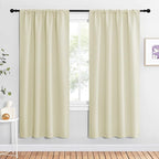 NICETOWN Beige Blackout Curtains by NICETOWN