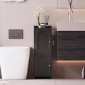 Arbuxzuy Small Bathroom Storage Cabinet with 2 Doors and Adjustable Shelf