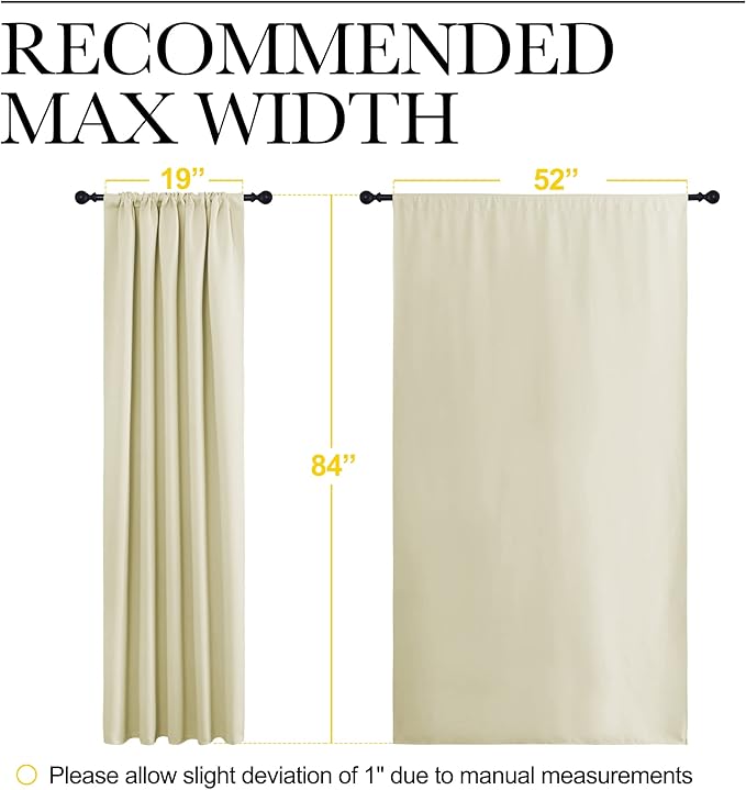 NICETOWN Room Darkening Curtains - Image 7