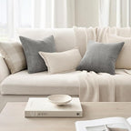 Topfinel Decorative Grey Throw Pillow Covers Cushion Cases, Mix and Match - Image 2