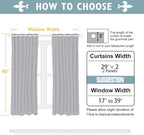 ChrisDowa Small Window Curtains 40 inches Long - Image 5