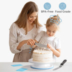 Kootek Cake Decorating Kit with Turntable Baking Supplies for Beginner Pros