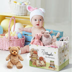 Book Theme Foldable Storage Basket with Handles, Waterproof Fabric Organizer Boxes for Toy and Book Storage, Cube Box for Nursery and Study Room, Gifts for Boys and Girls, Cute Bookshelf Decor